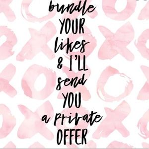 Bundle your likes and I’ll send a private offer!